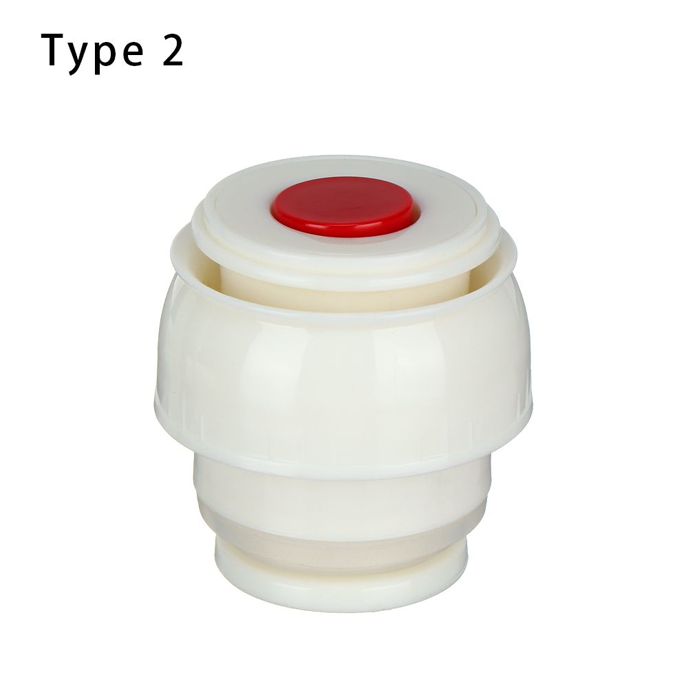 45MM Universal Vacuum Cup Outlet Valve Thermoses Stopper Water Bottle Cap Travel Thermos Flask Lid Drinkware Accessories: Type 2