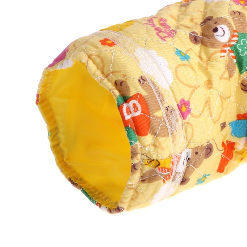 Túnel de juguete para hámster, pequeño nido de cama de 3 vías con dibujos de mascotas para conejos, hurones, conejillos de indias
