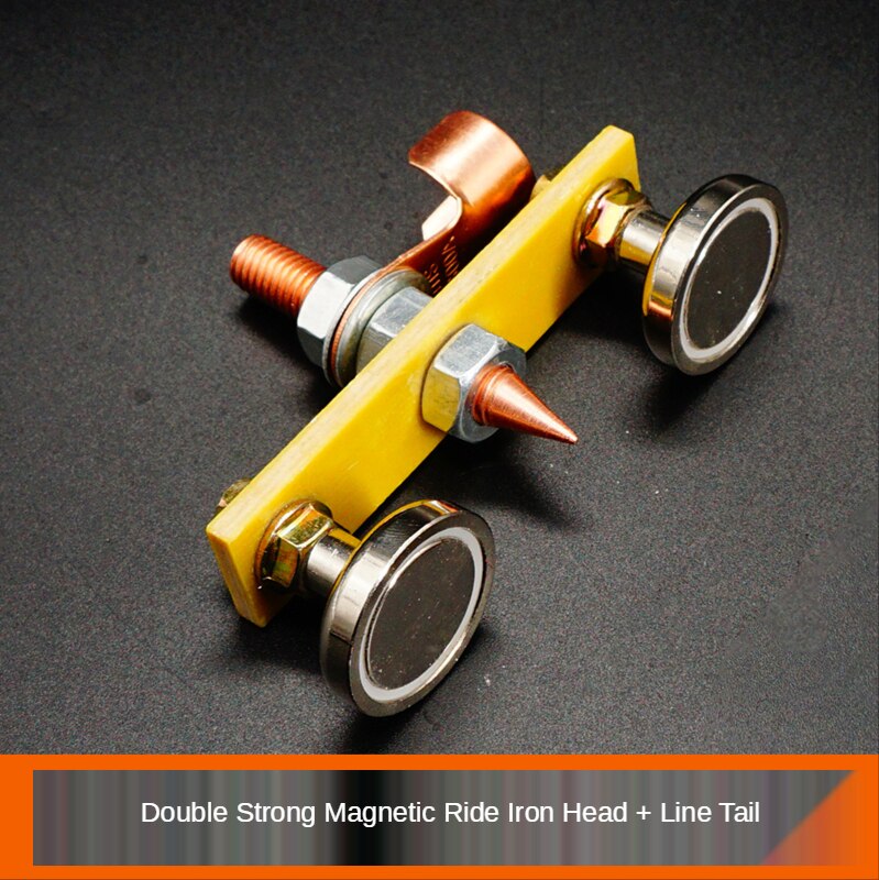 Strong Magnetic Grounding Magnet Welding Machine Ground Clamp Welding Magnet Strong Iron Lapping Head: white