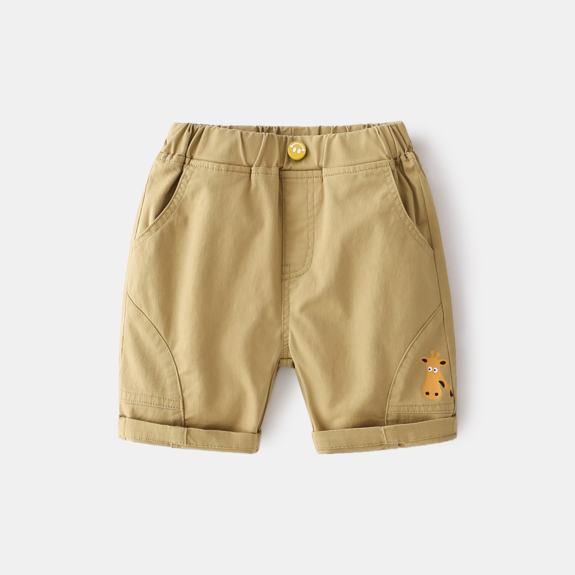 Summer Kids Baby Girls Shorts Boys Girls Short Pants Toddler Ripped Pants for Baby Boys Shorts Cotton Girls Denim Shorts 2-8Y: khaki / 3T-100