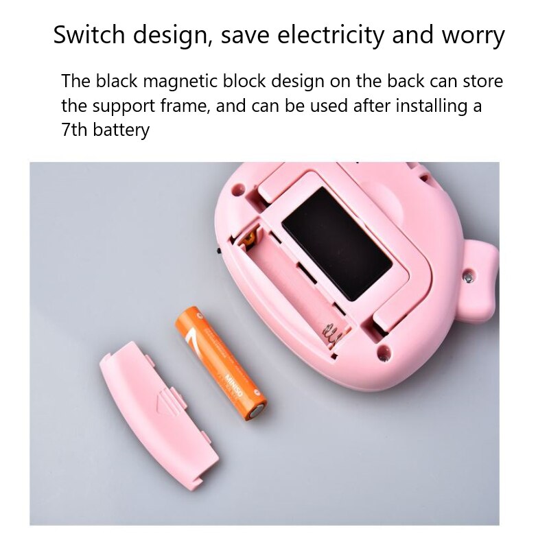 Cartoon Piggy Electronic Timer Ball Valve Automatic Electronic Timer Kitchen Baking Alarm Clock Student Learning Reminder