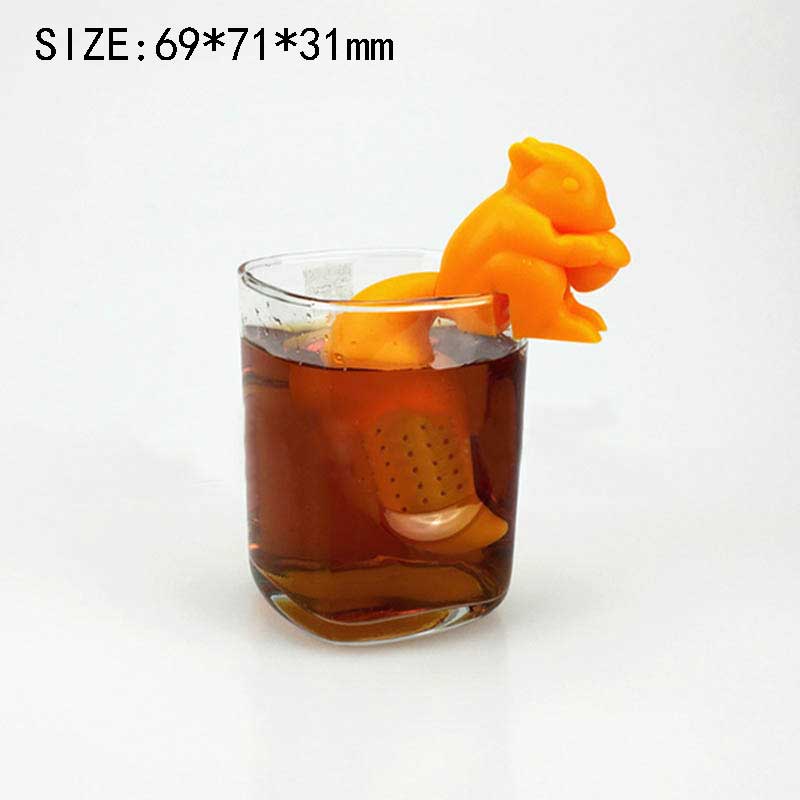 Tea Bag Food Grade Leaf Herbal Spice Filter 1 Pcs Unicorn Shape Infuser Strainers Loose Silicone: 1pcs3