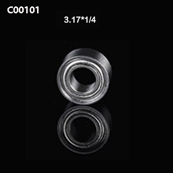 Tideway lagerstaal voor houtbewerking, trimbit 1/4 1/2 lager voor rechte frees, cnc-gereedschapsaccessoires: C00101