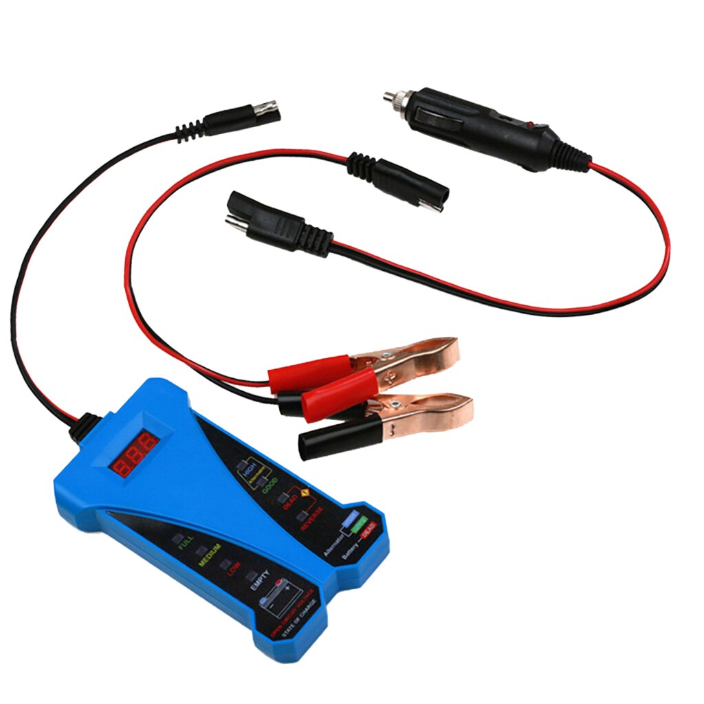 12V Opladen Systeem Analyzer Batterij Load Tester Met Led Indicatie Voor Atv