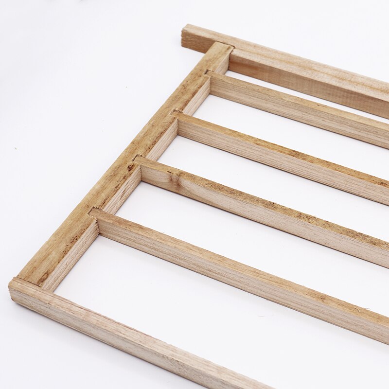 10pcs Royal jelly frame rearing queen bee cultivation wood frame Installation of Single row royal jelly storage strip