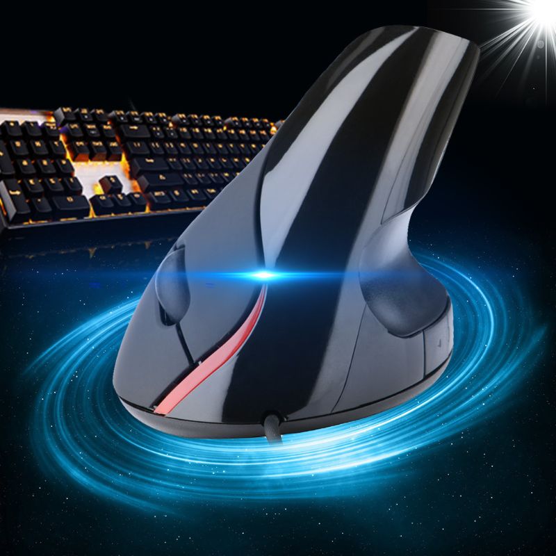 Vertical Optical USB Mouse Ergonomic Wrist Healing For Computer PC Laptop