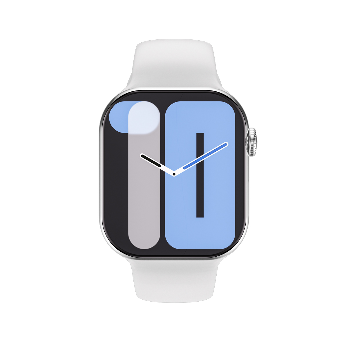 Microwear WATCH X 10 Smartwatch für Herren, S10-Serie, 10 NFC, dynamisches Insel, 48 mm Geste, Antwort, ChatGPT, Kompass, GPS-Tracker, Smartwatch: WHITE
