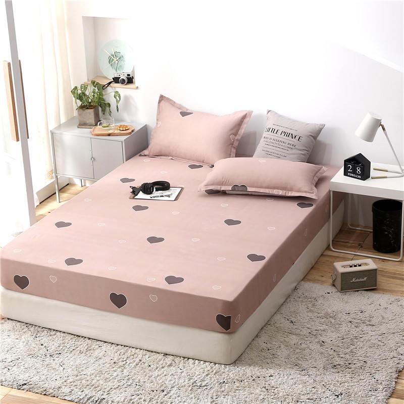 55 Roze Liefde Meisje Cover Bed Jongen Matrashoes Ademend Bed Cover Volwassen Kind Matras Protector Zomer Slaapmat