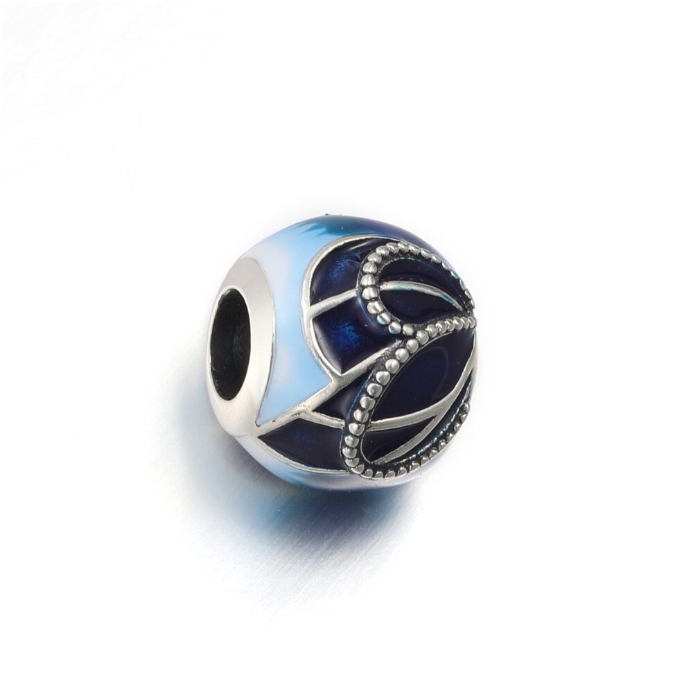 925 sterling silver jewelry autumn basic chain DIY beads Crown double love bracelet beads female