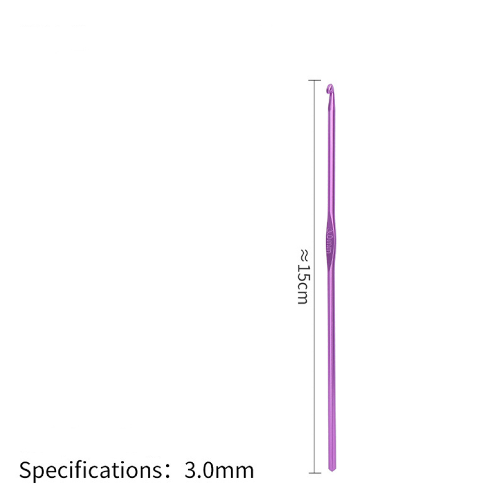 5pcs 2mm-10mm Sewing Needles Aluminium Crochet Hooks Needles Knit Weave Craft Yarn Sewing Tools Crochet Hooks Knitting Needles: ROYAL BLUE