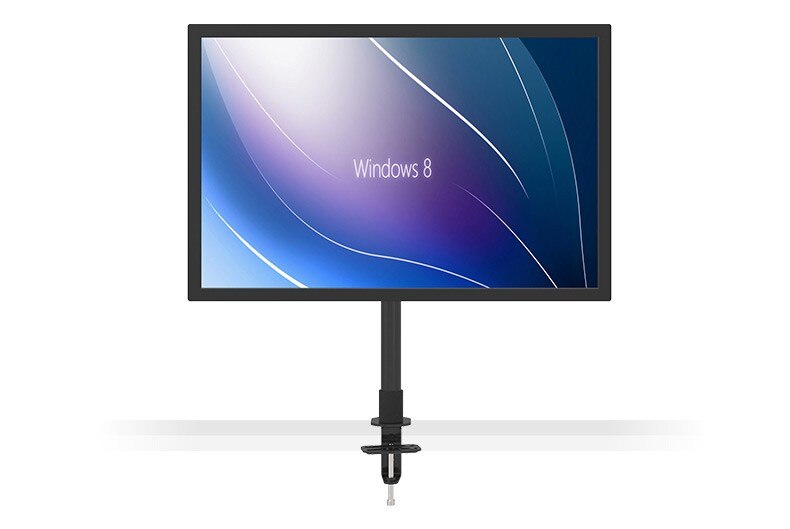 LCD TV Mount Monitor Holder Desktop Clamping Mount Retractable Rotating Rack