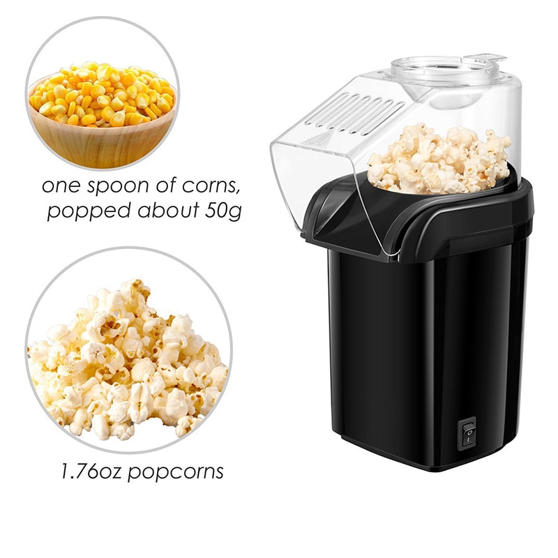 110v/220v eu elektrisk majs popcorn maker husstand automatisk mini luft popcorn gør maskine diy majs popper børn