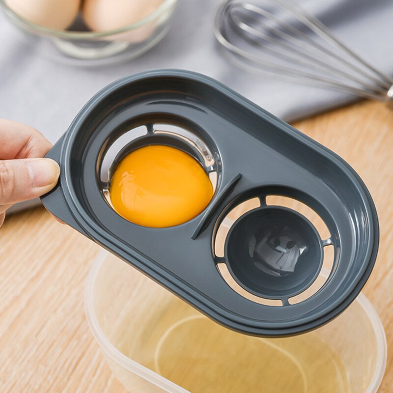 Egg Separator Home Kitchen White Yolk Sifting Chef Dining Cooking Gadget Kitchen Plastic Egg Divider Tools Egg White Separator