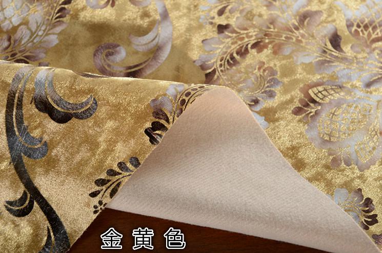 1 meter luksus blød fløjl jacquard chenille polstring stof blomster til sofapude pude spisestue klud tela tissu: 7