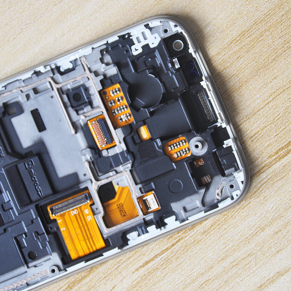 Sinbeda AMOLED Mobile Phone LCD Display For Samsung Galaxy S4 Mini i9190 i9192 i9195 LCD Touch Screen Digitizer Assembly Frame