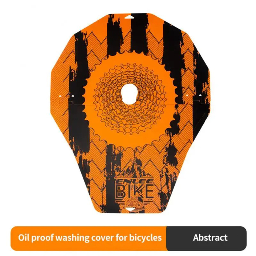 Fiets Wasschijfrem Rand Bescherming Cover Anti Vervuiling Reiniging Mtb Mountainbike Onderhoud Washoes Accessoires: Bruin