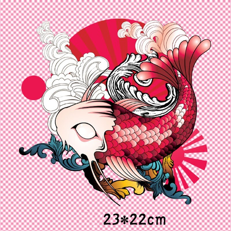 Strijkapplicaties voor dieren in chinese stijl, patches voor kleding, stickers op kleding, warmteoverdracht, applicaties, doe-het-zelf, applicaties, strepen, g