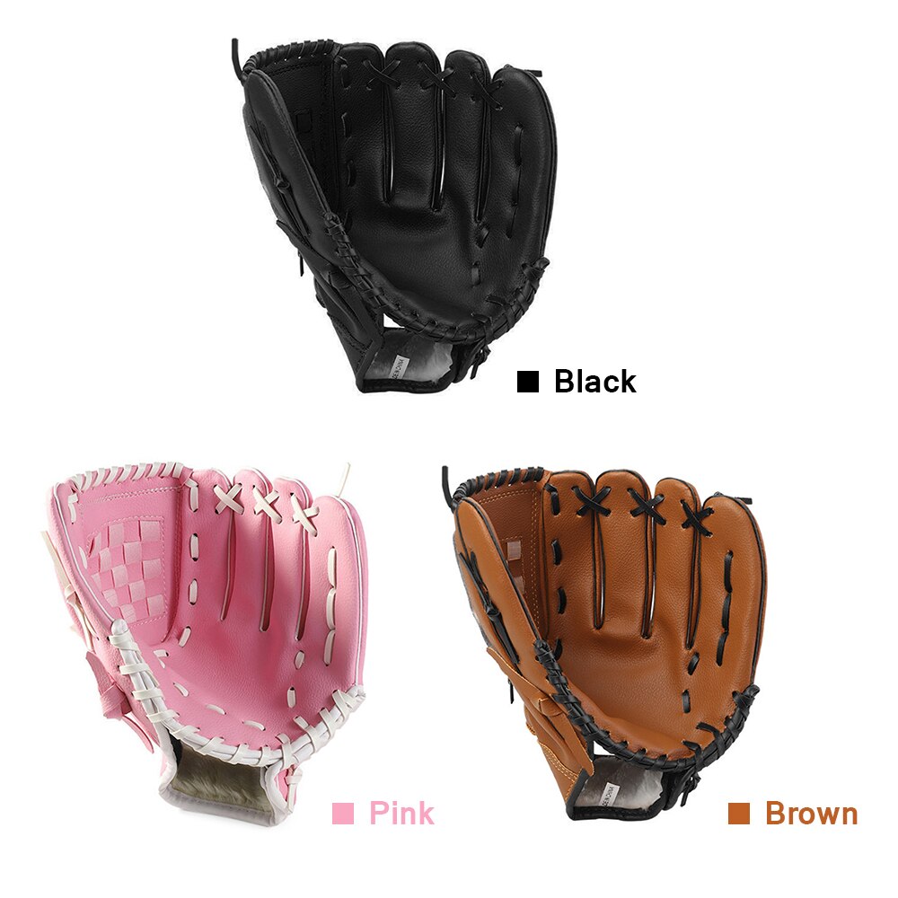 Baseball Glove Outdoor Sports Equipment Male PU Softball Glove Practice Outfield Pitcher Men's Women's Gloves Baseball Mitt