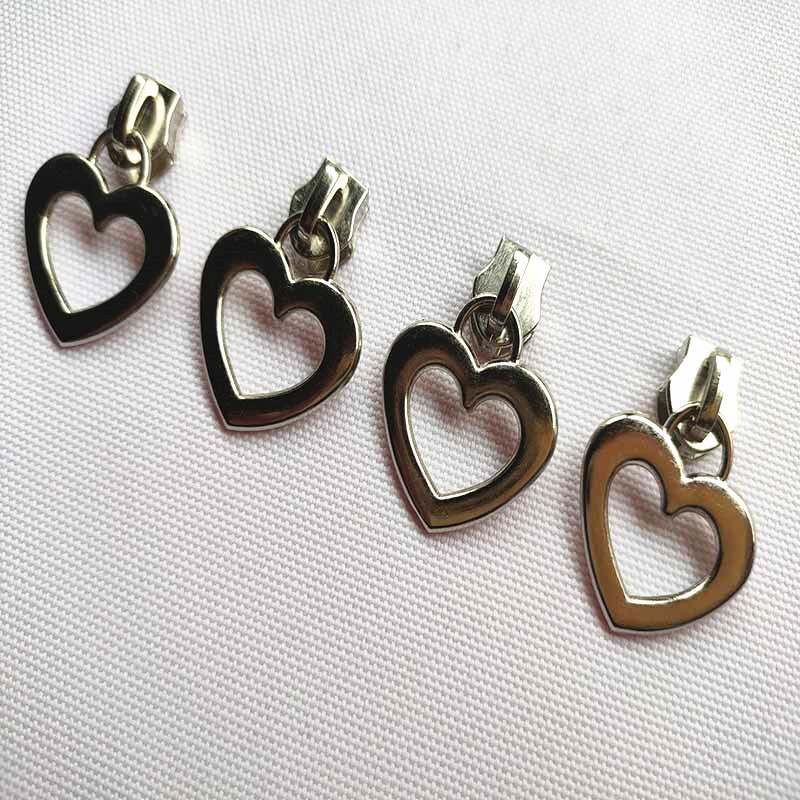DHER Rits metalen ritssluiting ritssluiting pull afneembare ritssluiting 8 stuks ritstrekkers, afneembare ritssluiting kop reserve-ritssluiting kop bagage reparatie (koper