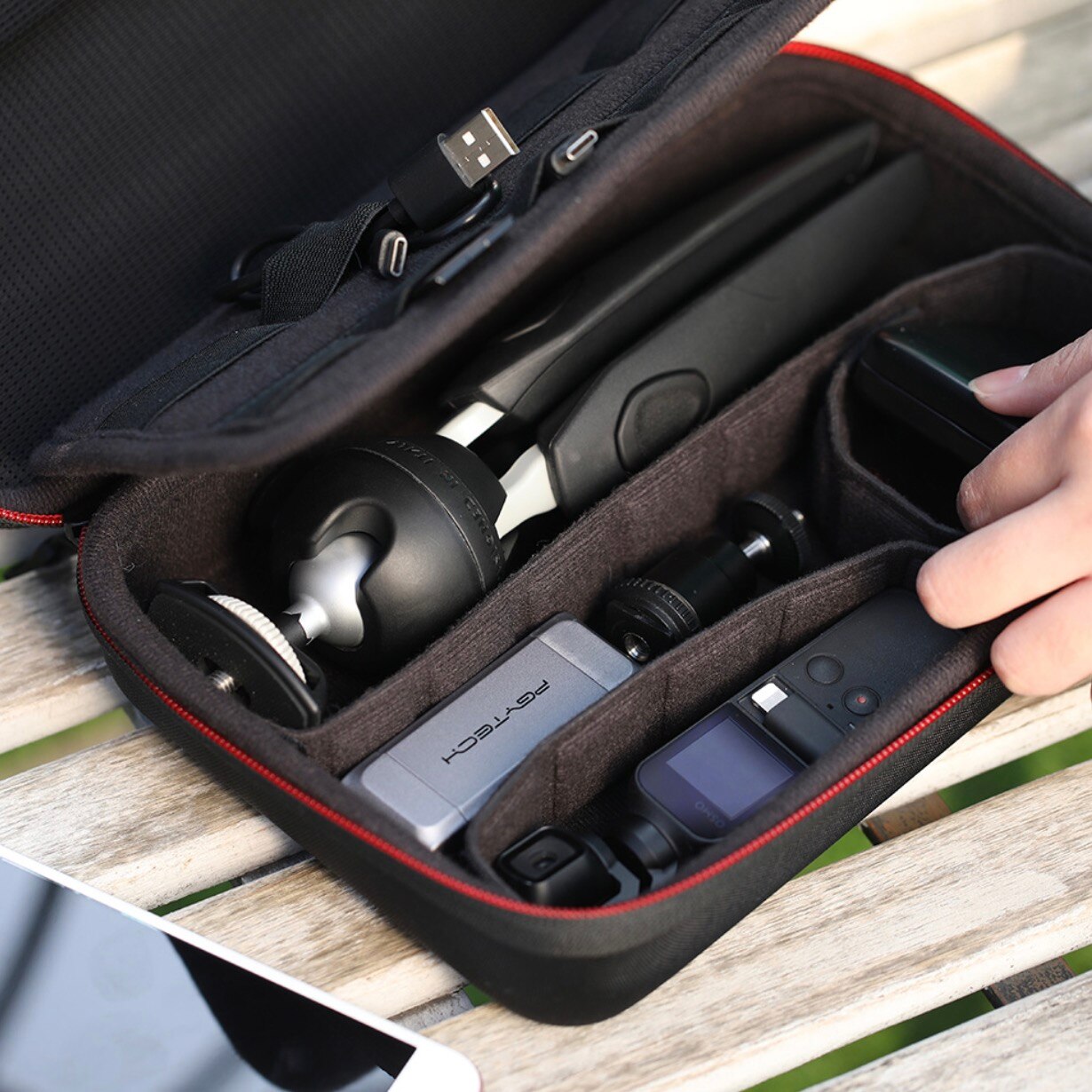 Bolso EVA a prueba de agua, estuche de transporte para DJI Osmo, bolsa de almacenamiento de bolsillo