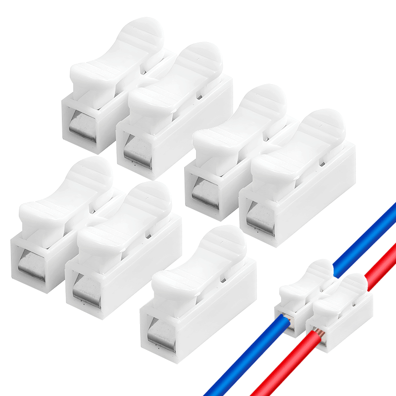 Cable Wire Connector Push Quick Wire Cable Connector Spring Clamp Terminal No Screw Terminal Block Spring Clamp