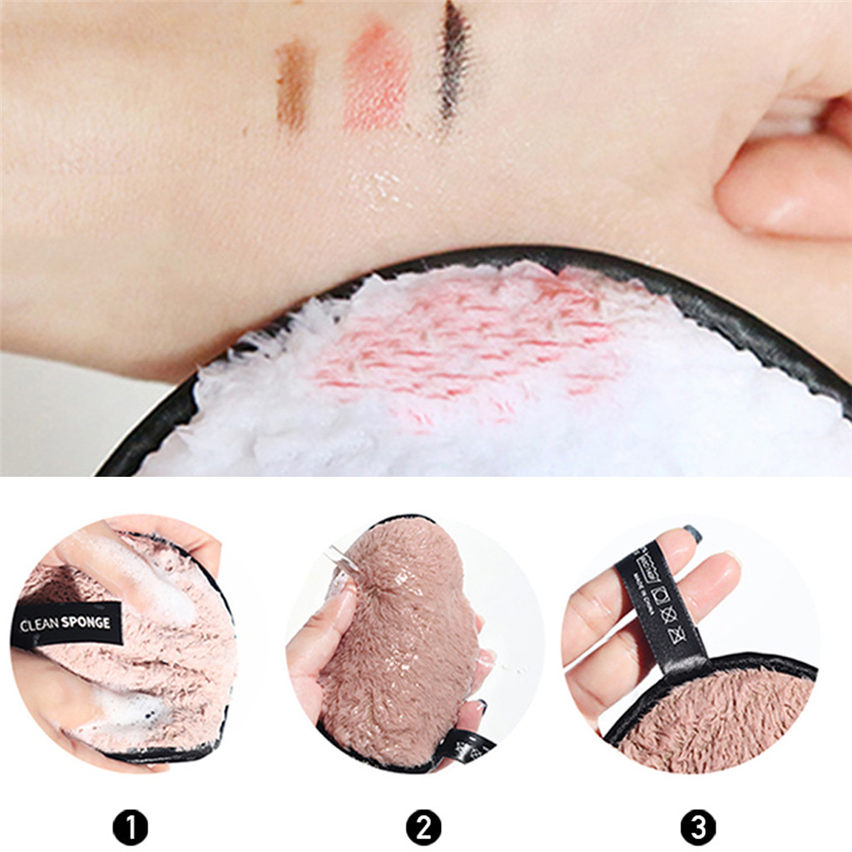 Make Up Spons Remover Handdoek Gezicht Reiniging Doek Pads Pluche Bladerdeeg Mode Esponja Maquillaje Konjac Spons Gezichtsreiniger