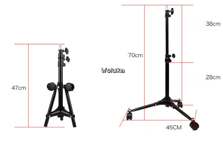 Background light stand photography light stand 70cm light stand with pulley shadow shed light stand T18