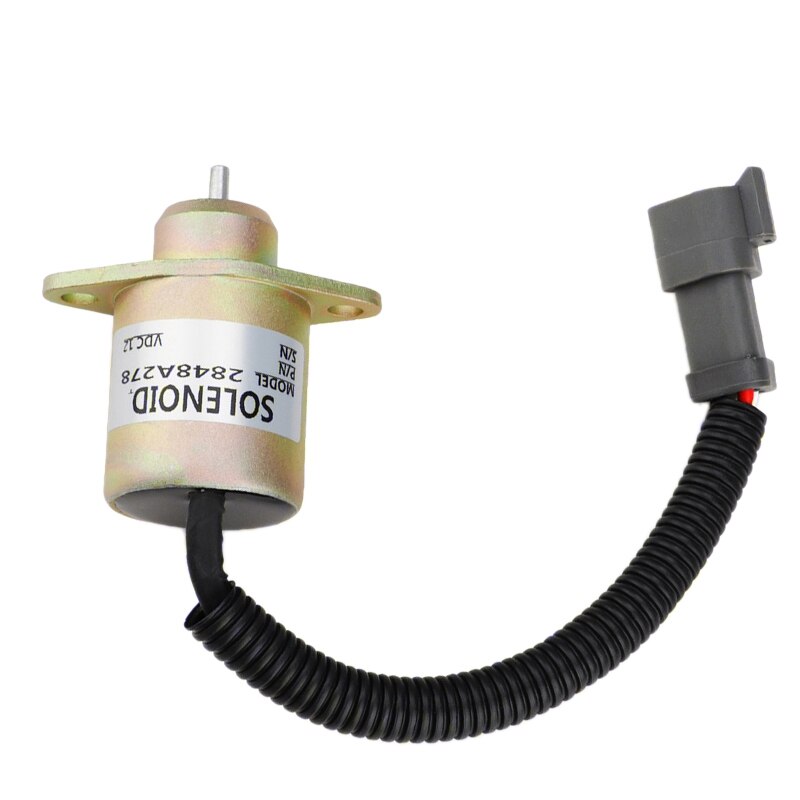 Cat 246 Skid Steer Fuel Shutoff Stop Shut Off Solenoid for Perkins 2848A278