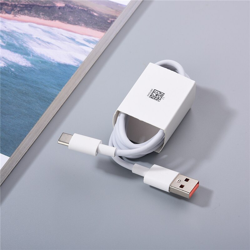 Huawei Nova 9 Pro Charger 66W EU Fast Supercharge Adapter 6A Type C Cable For Mate 40 Pro P40 P50 Pro Nova 8 7 Pro 8se Honor V30: 6A 100cm cable