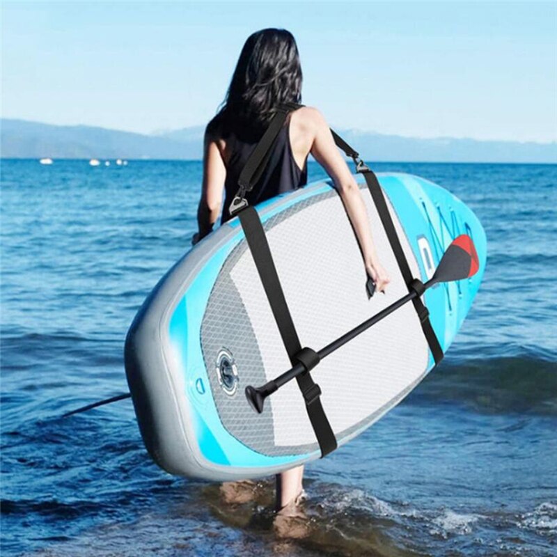 Justerbar surfbräda axel bär sling stå upp paddleboard rem sup board surf fenor paddla wakeboard surfing kajak unisex