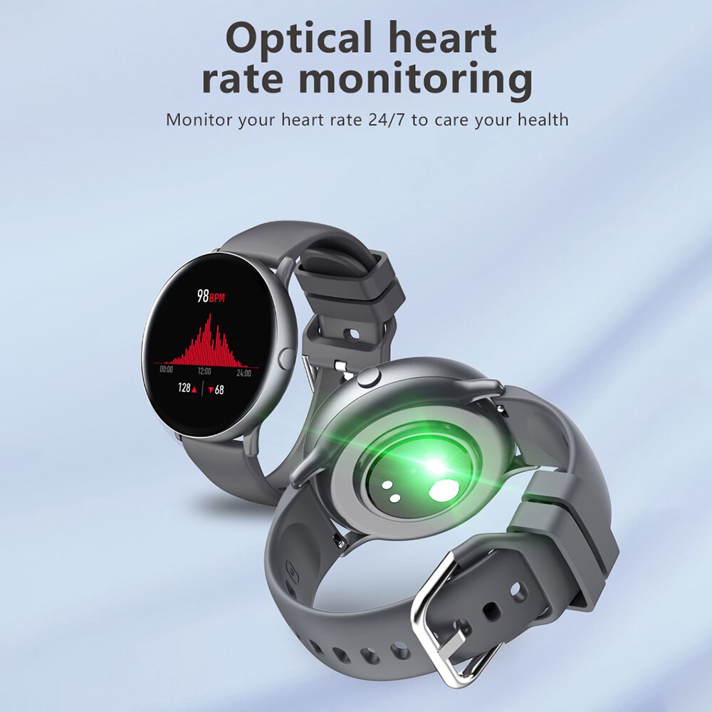 LEMFO Smartwatch Women - 1.09" Screen - Body Temp & Heart Rate Monitor - For Android/iOS - Multi Language