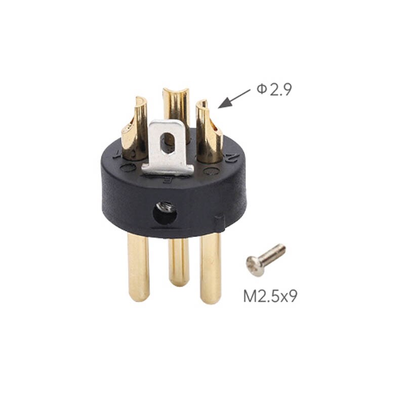 Di alta qualità 100 pz/lotto 3 Spille Pole XLR maschio con 3 P Parte degli accessori: WHITE