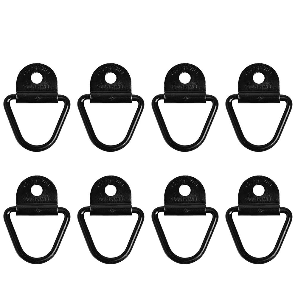 8Pcs 2" Cargos Tie-Down Anchors Bolton Trailer Anchor Replacement Suitable For Truck Bed And Back Door Freight Car Trailers