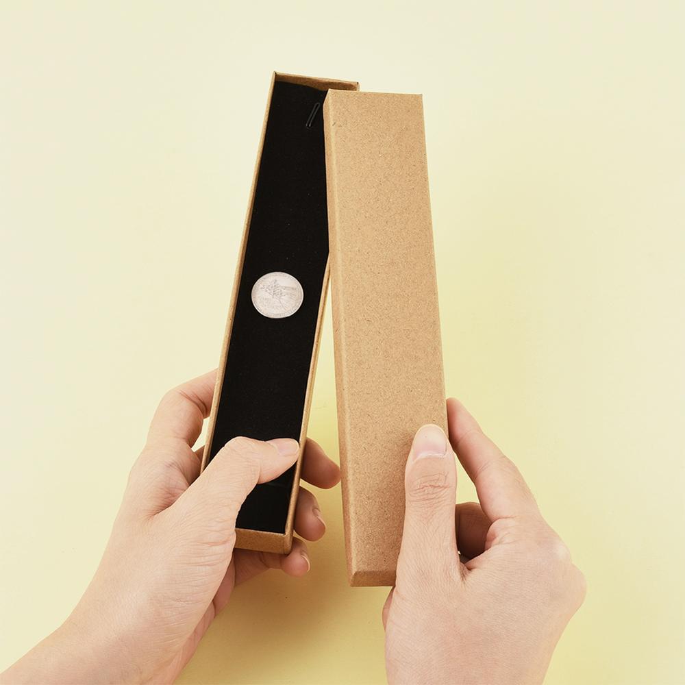 12pcs Cardboard Jewelry Boxes - 21x4x2cm Rectangle Packaging for Bracelets, Necklaces