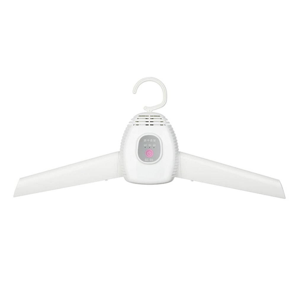 Electric Clothes Dryer Warm Air Dryer Ptc Ceramic Heating Fast Drying &Cold Air Switching Foldable Clothes Drying Rack EU/UK: White / EU