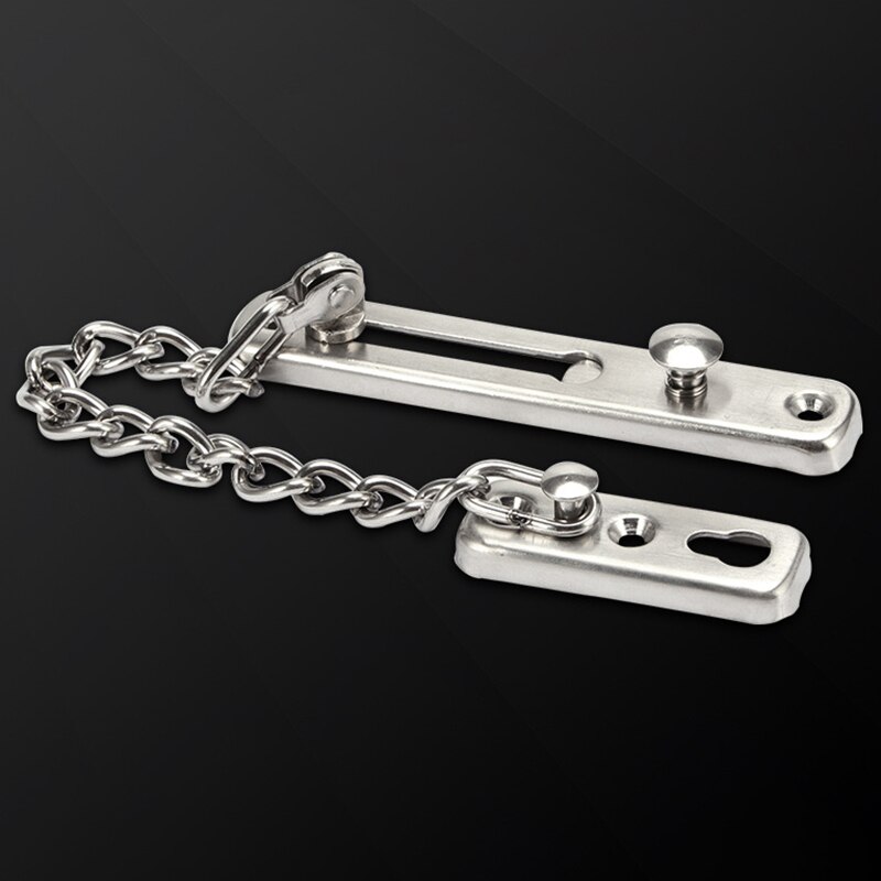 Anti-Diefstal Deur Chain Lock Home Security Guard Bolt Klink Rvs duurzaam Anti-diefstal ketting accessoires