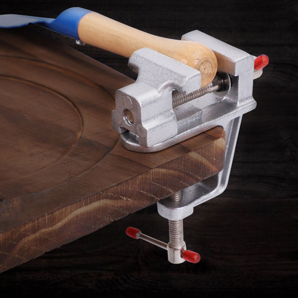 1pc Aluminum Miniature Small Jewelers Hobby Clamp On Table Bench Vise Mini Hand Tool Vice Muliti-Funcational