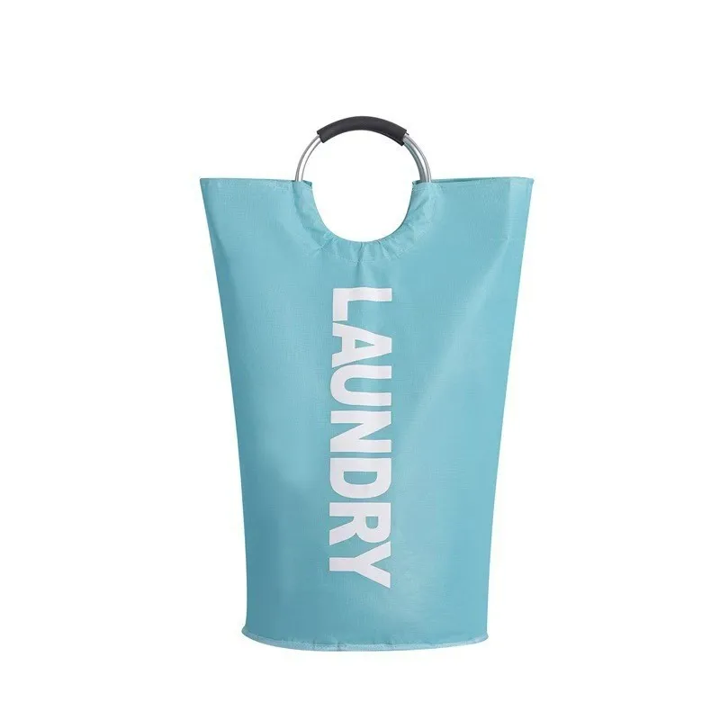 90L zwarte grote wasmand, opvouwbare waszak, vrijstaande hoge wasmand, opvouwbare wasbak opbergtas: Donker Kaki