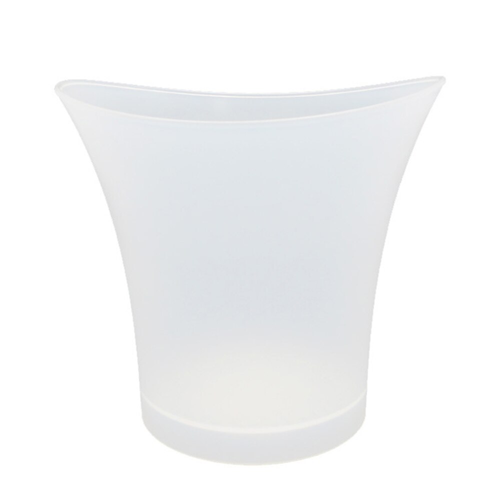 Nowy doprowadziło 5L wodoodporne plastikowe wiaderko na lód 6 kolorów bary kluby nocne doprowadziło zapalają szampana wiadro robić piwa bary nocna impreza wiadro lodu