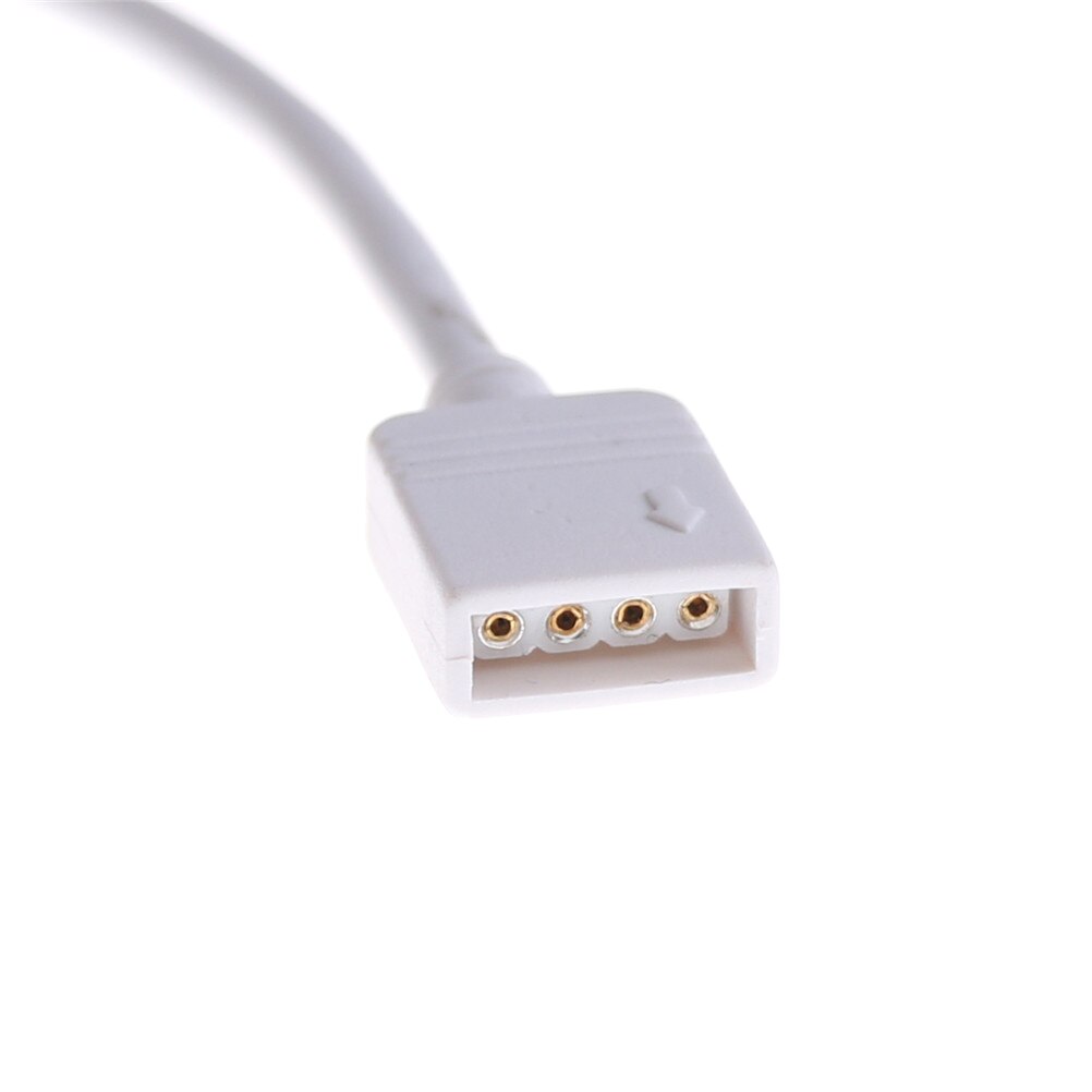 1PC White 1.5M 4 PIN RGB Led Light Bar Extension Cable Lighting Strips Expansion Cables Wire