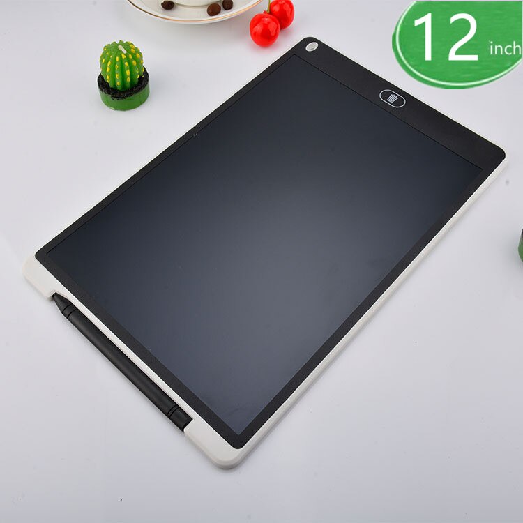 4.4/8.5/10/12 Inch LCD Writing Tablet Board Kids Writing Pad Drawing Painting Graphics Board Child Creativity Imagination: 12inch white