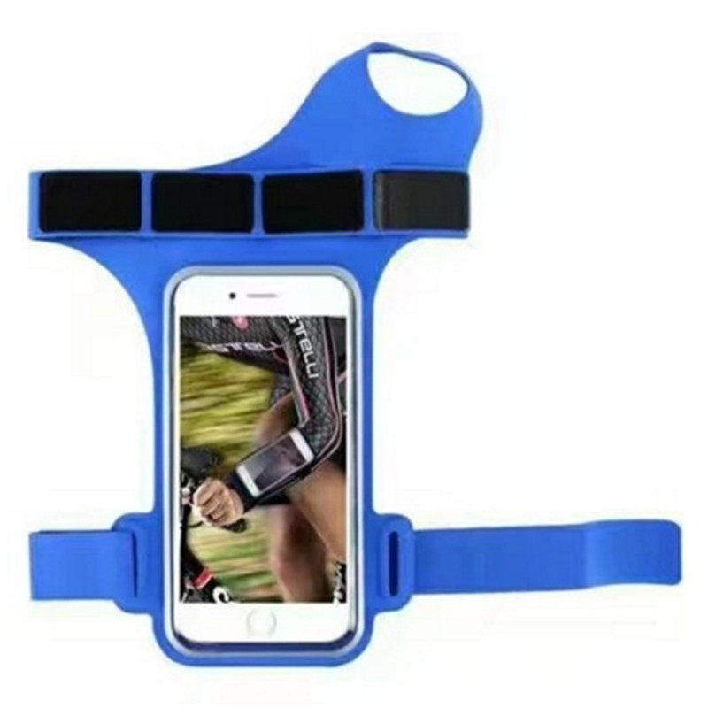 Brazalete deportivo para teléfono móvil, brazalete para correr, funda para iPhone 12, Samsung, Huawei: blue