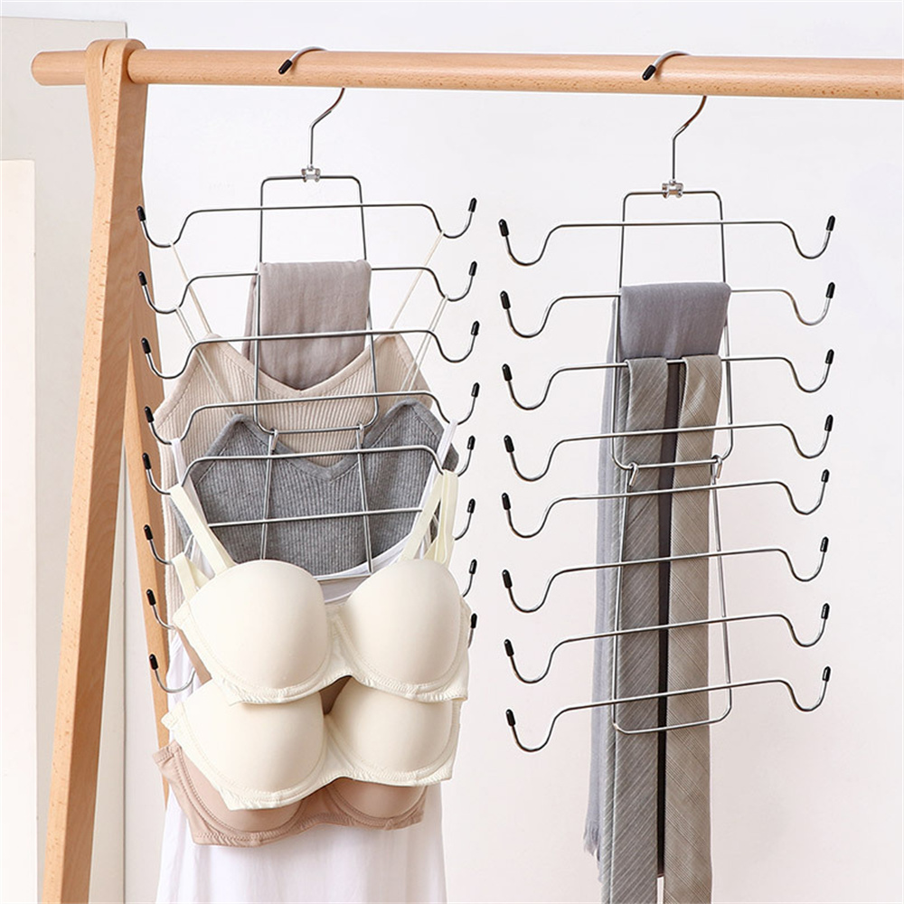 Multi-port Clothes Hanger Closet Organizer Space Saving Rack Cabide Tank Top Bra Storage Strappy Dress Bathing Suit Hangers