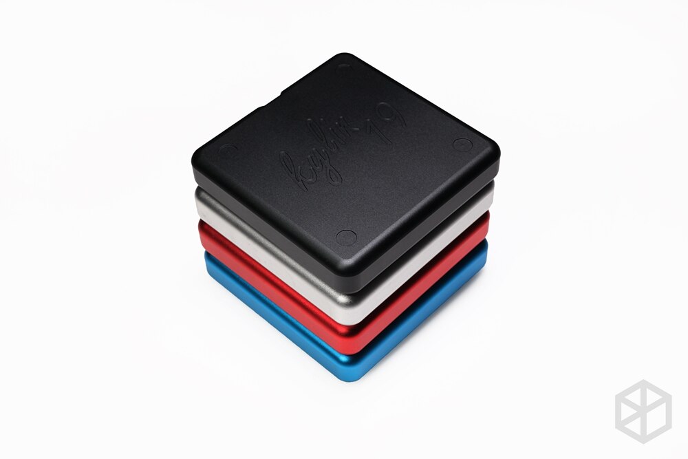 Anodized Aluminium cubic case for bm16a bm 16 bm16 keyboard acrylic panels stalinite diffuser can support Rotary brace supporter