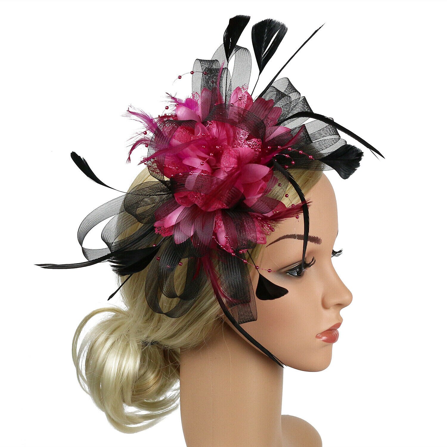 Womens Sinamay Tovenaar Cocktail Party Hoed Bruiloft Kerk Kentucky Derby Jurk Fedora