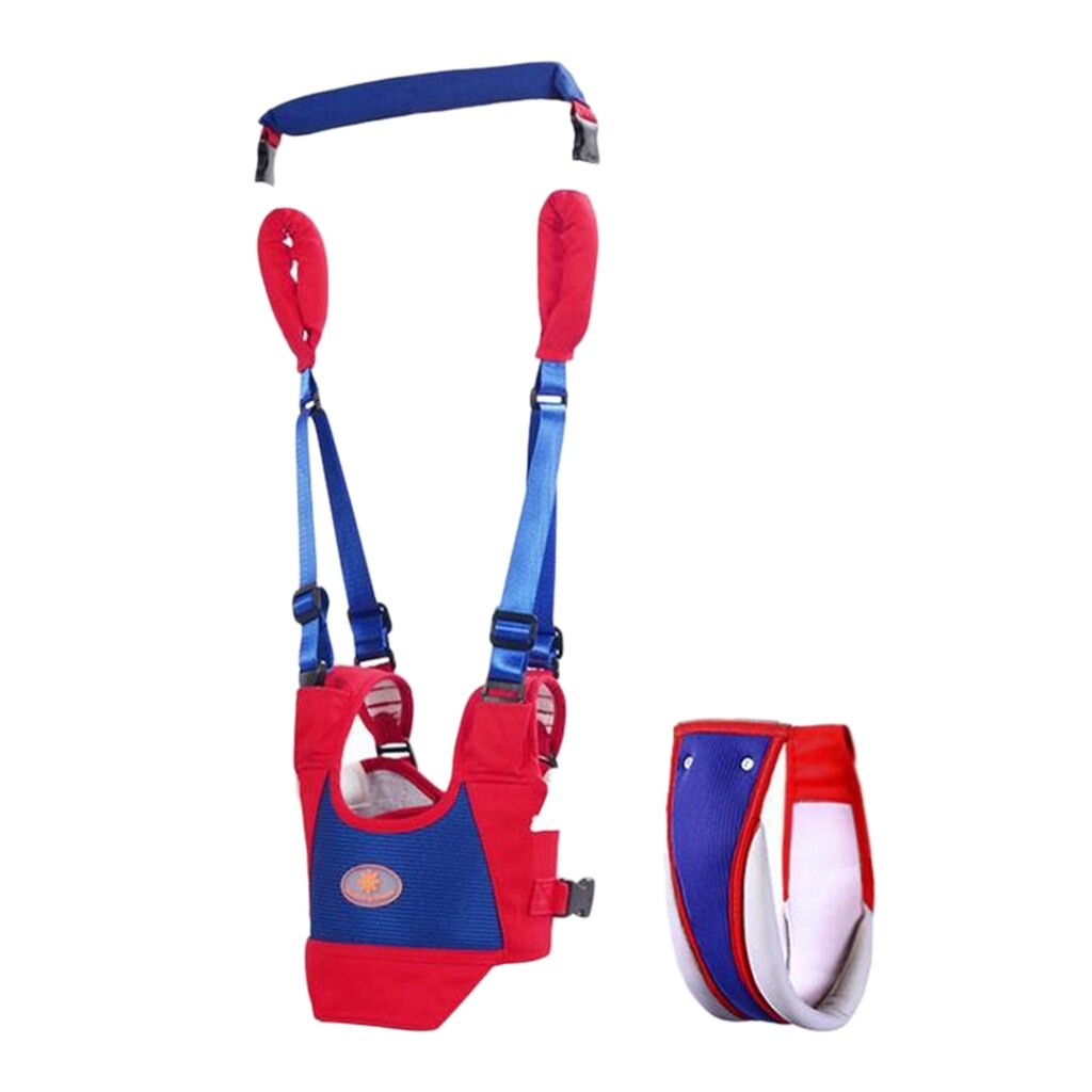 Adjustable Baby Infant Helper Handheld Learning Walk Protective Belt Harness Toddler Safety Walking Backpack: Blue