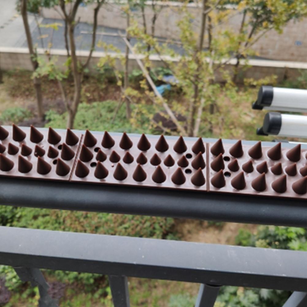 5PCS/Set Harmless Plastic Defender Bird Spike Wild Cat Fence Spikes Yard Proof Bird Spikes Fence For Anti-Climbing Security