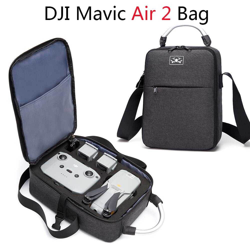 DJI Mavic Air 2 Bag Water Resistant Portable Air 2 Carry Case Handbag Dji Air 2 Bag Case Drone Accessories: black shoulder bag