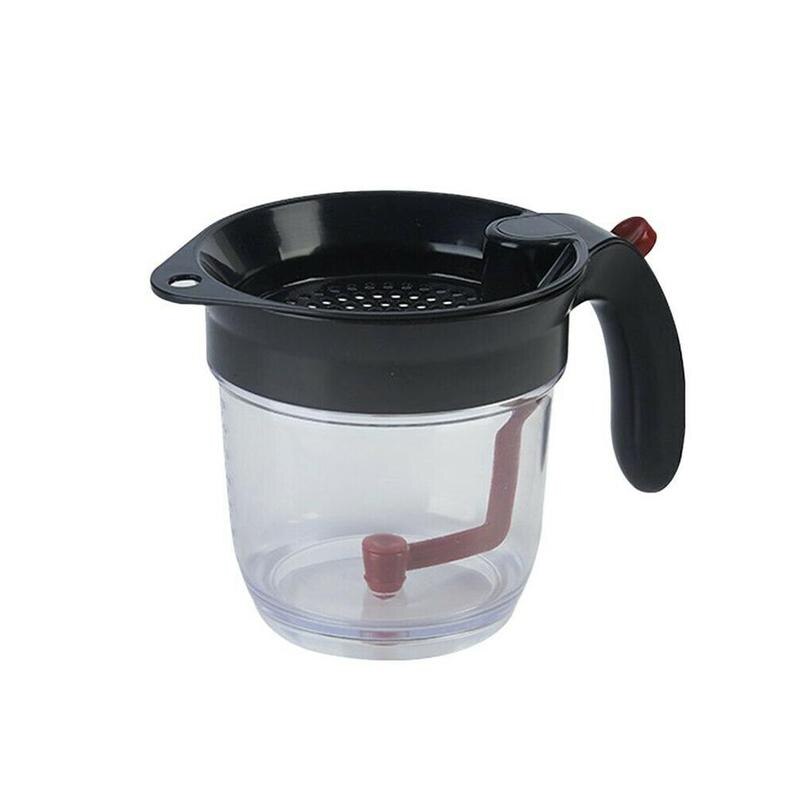 Fettavskiljare med bottenutlösningssil filter soppverktyg filterolja kan 1000ml rester olja kök med separator creati  p2 g 1: Default Title