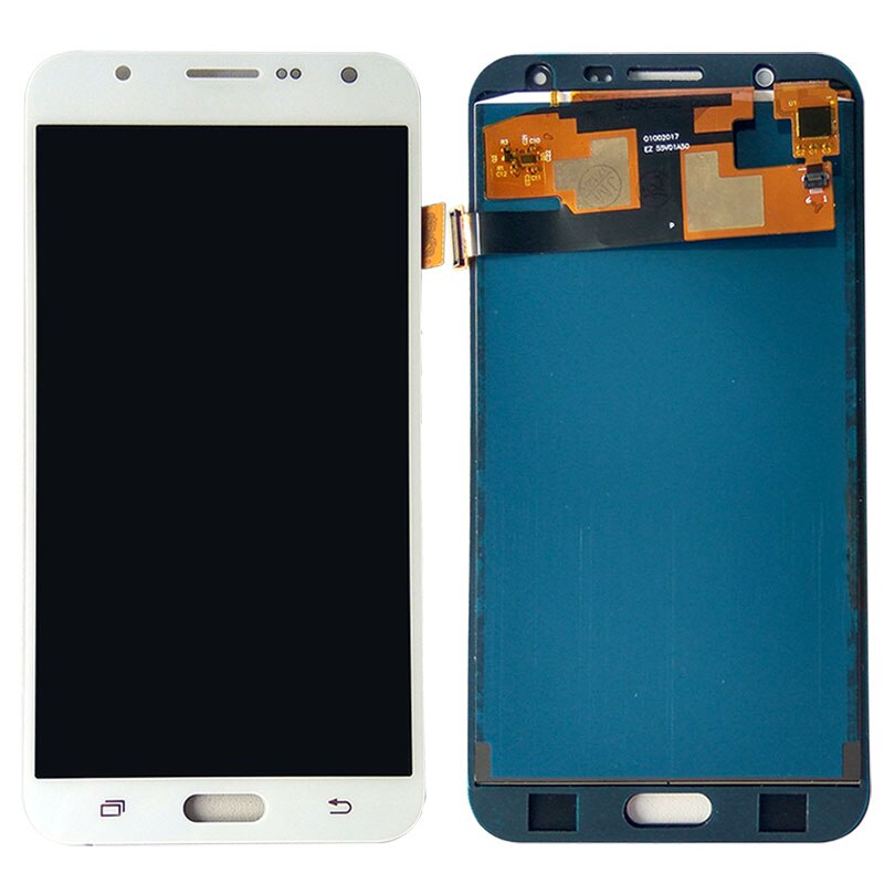 LCD Voor Samsung Galaxy J7 J700 SM-J700F J700H J700M J700K J700T J700P scherm lcd Digiziter module Assemblage LCD tela: Adjustable White